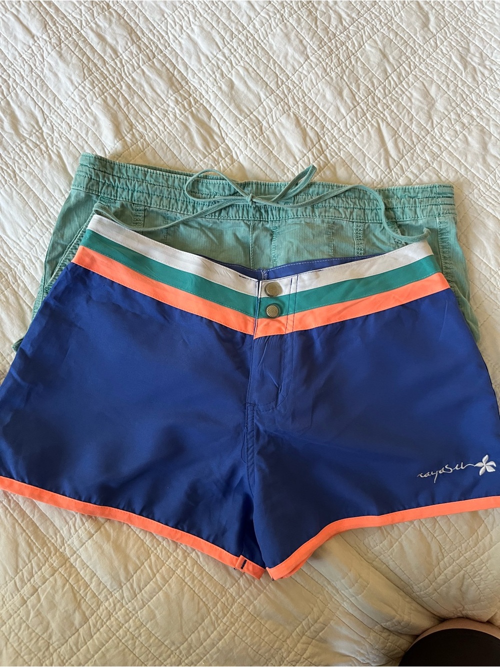 Lot of 2 Light summer shorts. American Eagle and RayaSun